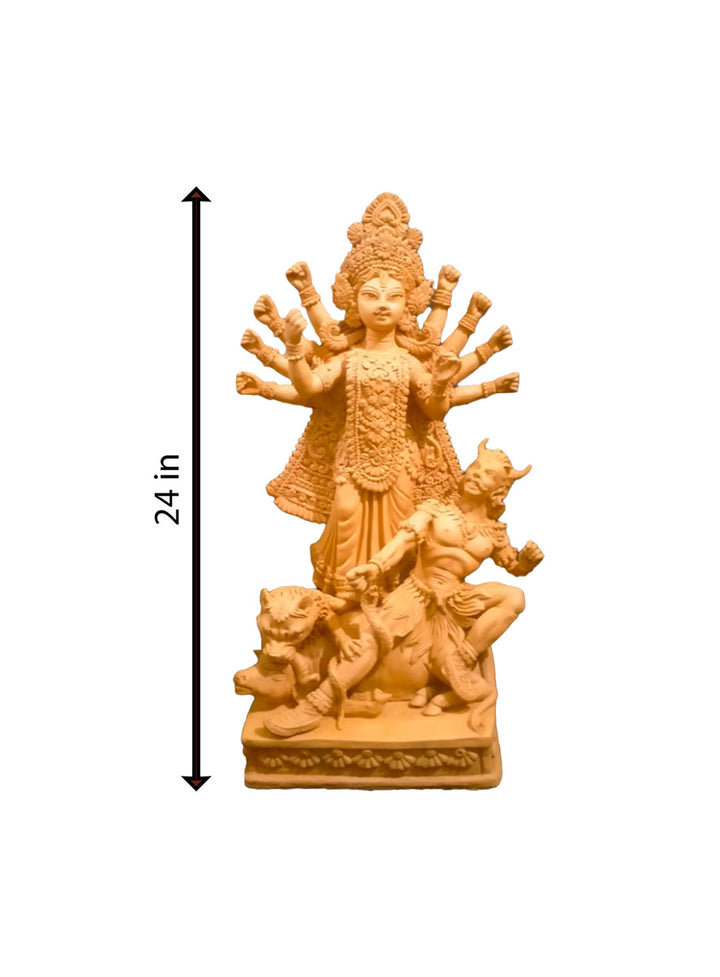 Mahishasuramardini in Terracotta by Dolun Kundu Thumbnail