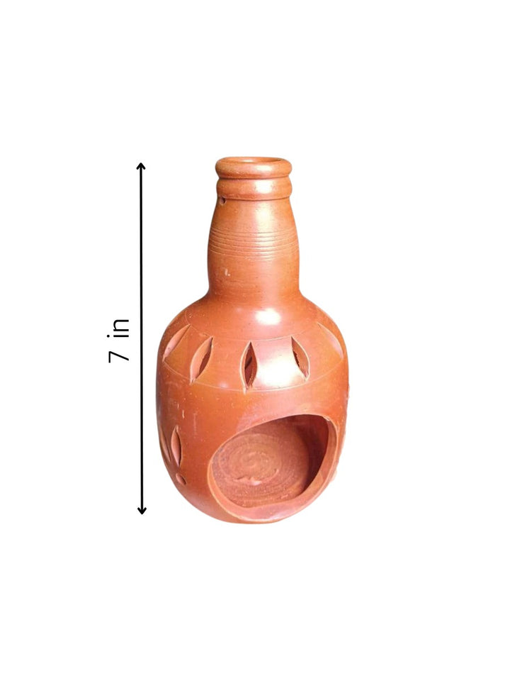 Mud tea light diffuser by Ramjatan Prajapati Thumbnail