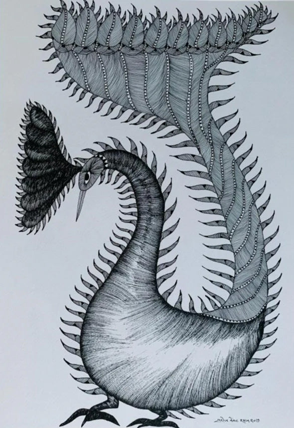 Nachta Mor – Gond Art by Saroj Venkat Shyam Thumbnail