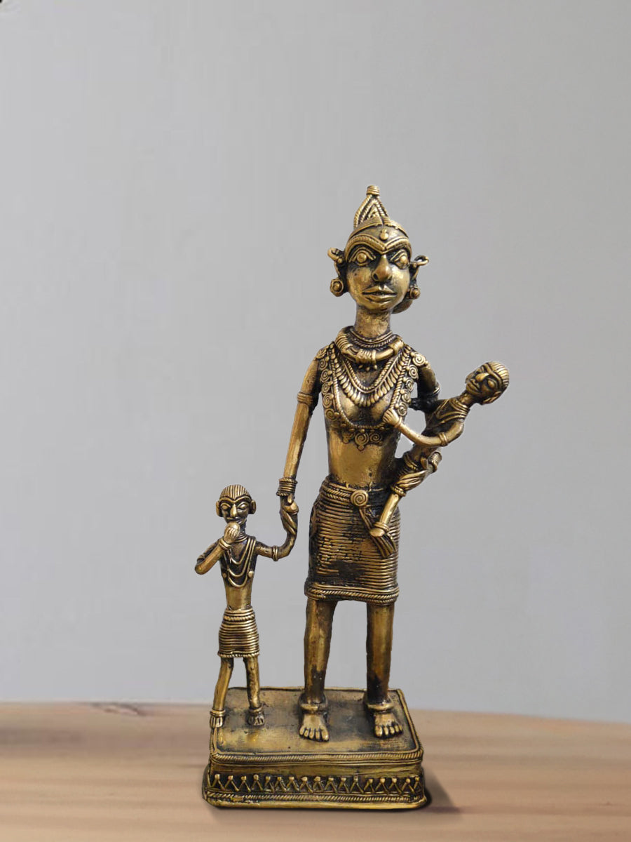 Shop Mother and Children in Bastar Art by Bastar Craft House