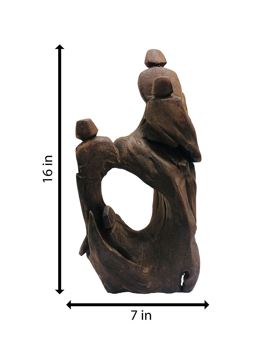 Order Quiet Contemplation in Nature in Driftwood craft by Suresh Pant