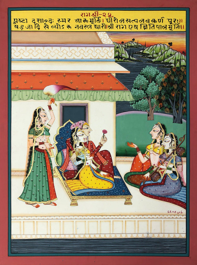 Order Raag Shri, Kishangarh Art by Shehzaad Ali Sherani