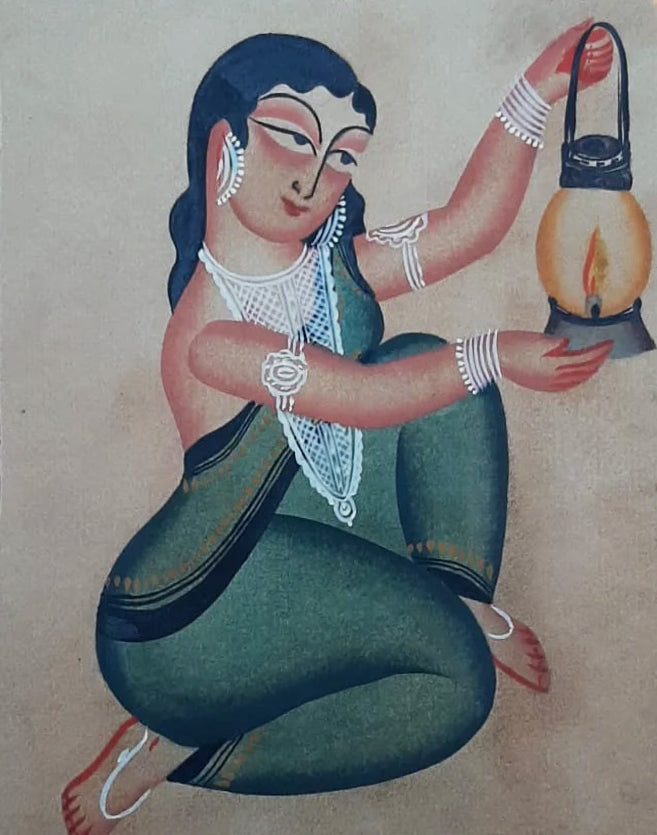 Buy Radiance of a Woman: Kalighat Art by Bapi Chitrakar
