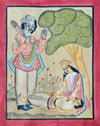 Buy Savitri Satyavan With Yamraj In Kalighat by Manoranjan Chitrakar