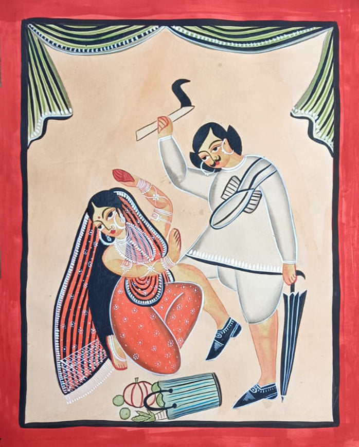 Purchase Tarakeswar affair- the fatal blow in Kalighat by Manoranjan Chitrakar