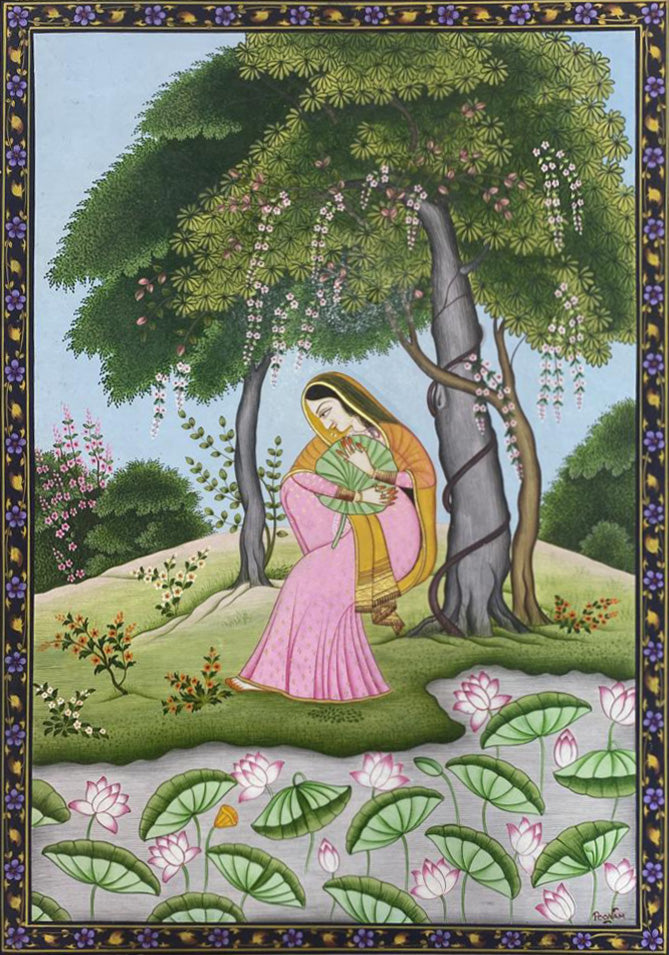 The Dreamy Contemplation In Kangra by Poonam Katoch Thumbnail