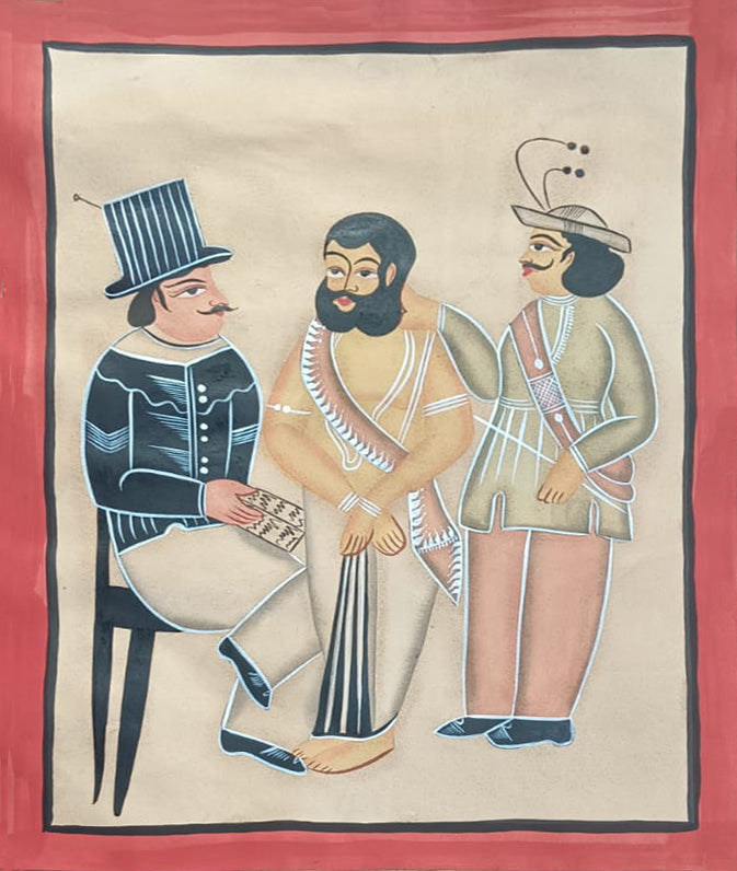 The Mahant's Conviction in Kalighat by Manoranjan Chitrakar Thumbnail