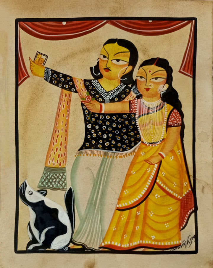 The Modern Life in Kalighat by Sonali Chitrakar Thumbnail