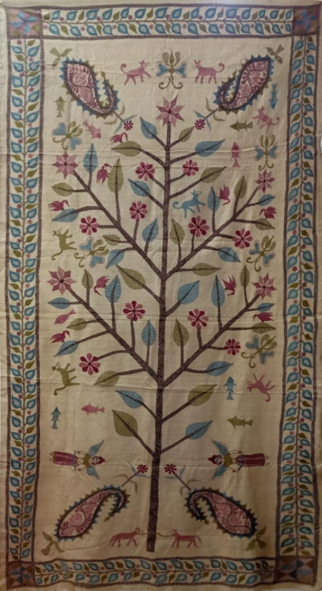Tree Of Life in Kantha by Mahamaya Sikdar Thumbnail