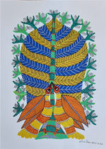 Purchase Tree and Birds in Gond by Saroj Venkat Shyam