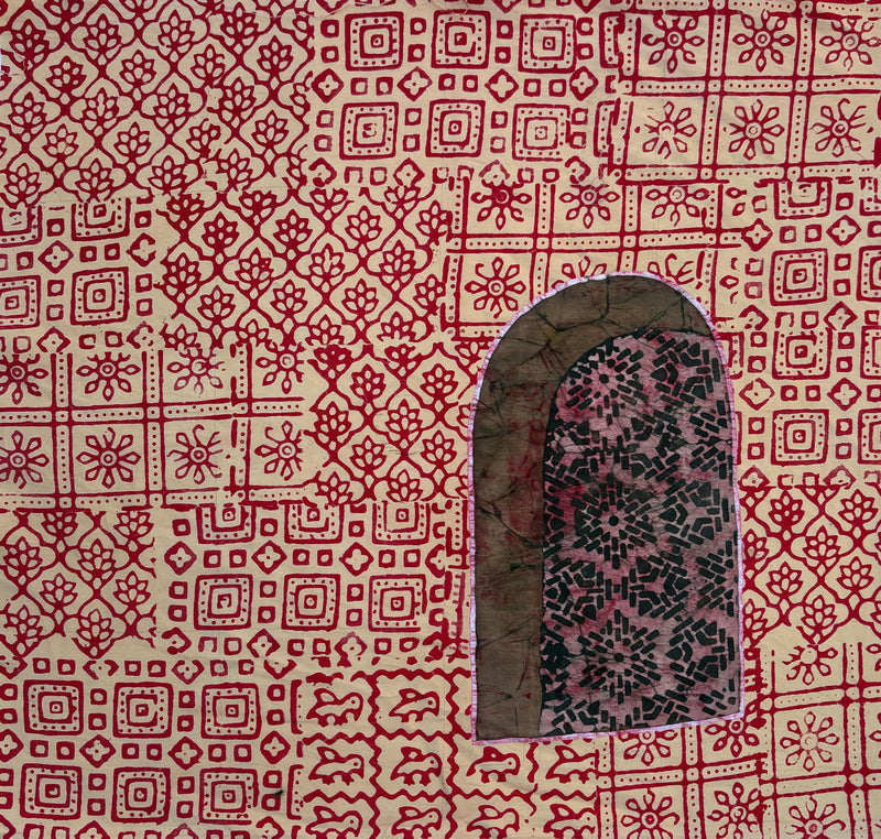 Order Window on traditional wall in Batik by Anwar Husen Khatri