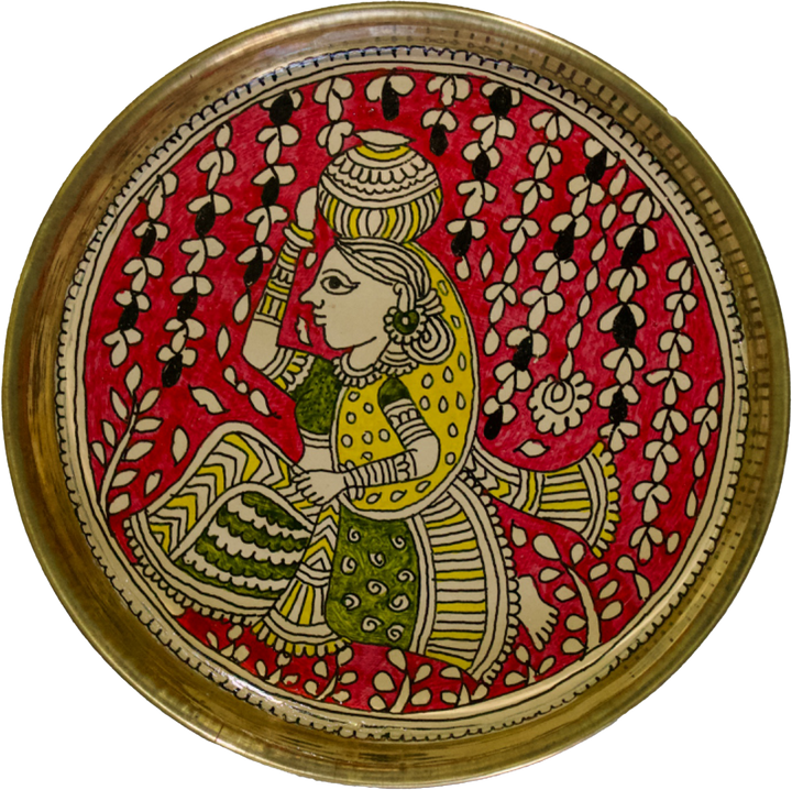 Woman Porter Mata Ni Pachedi By Dilip Chitara For Home Decor Thumbnail