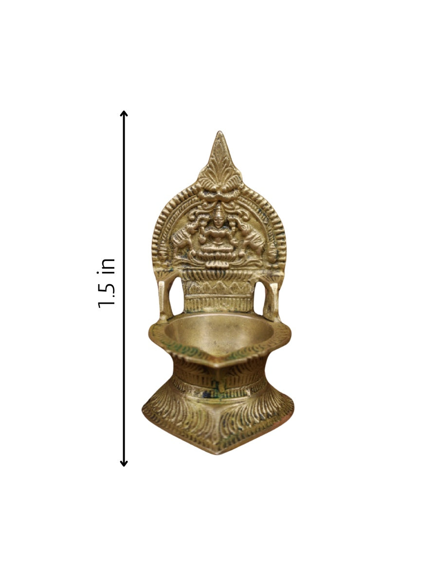  Lakshmi Vilakku (lamp) In Brass Work for sale