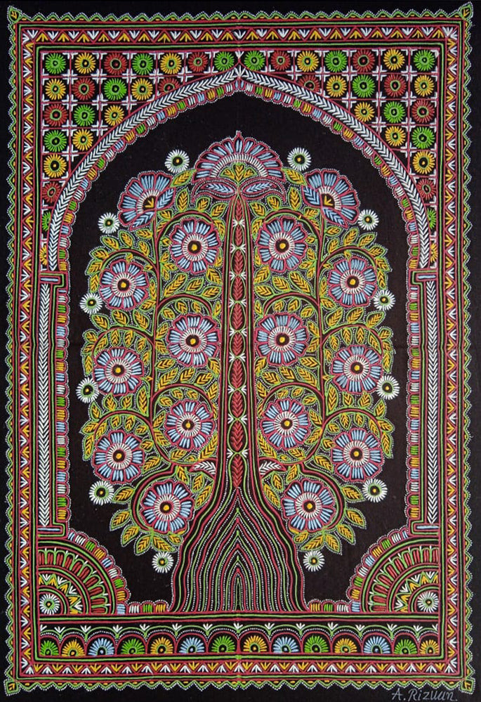 Tree of Life Rogan Art by Rizwan Khatri Thumbnail
