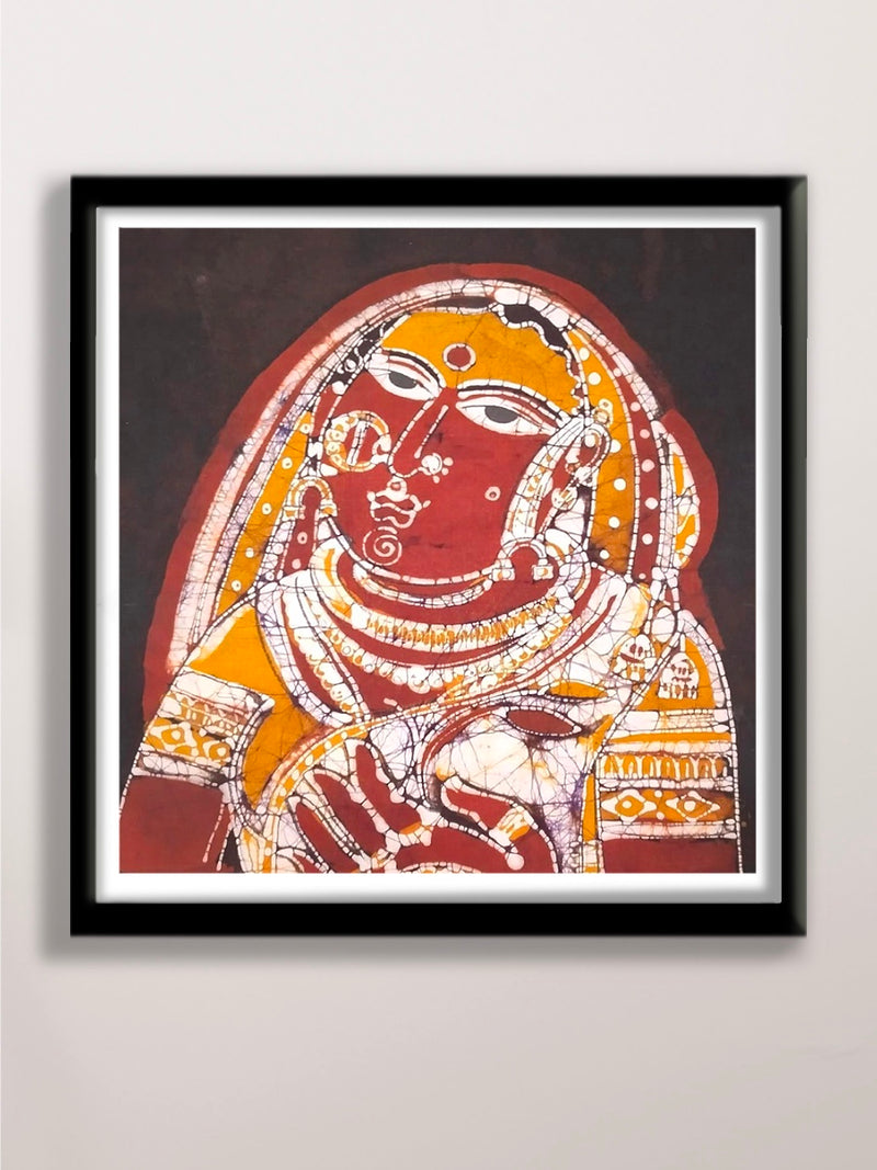 Telangana women Batik Painting foe Sale