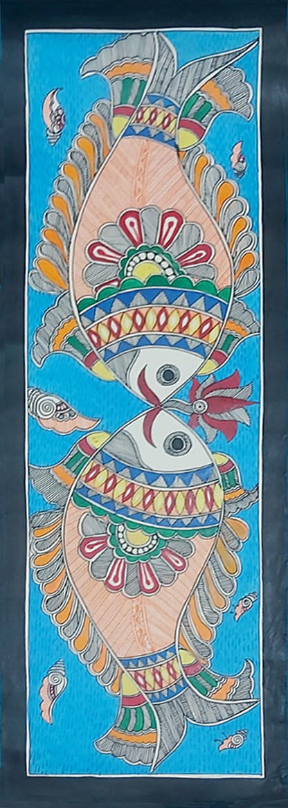 Fish in Madhubani by Priti Karn Thumbnail