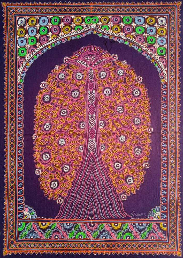 Tree of Life Rogan Art by Rizwan Khatri Thumbnail