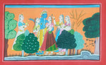 Shop Lord Krishna in Basohli Splendor Basohli Painting by Aastha Billowria  & Shivakshi Sharma