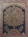 Buy Living Roots, Shared Harvests in Kalamkari and Zari Zardozi KALAMKARI ZARDOZI ARTWORK BY SUDHEER AND MD. BILAL