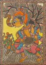 Ganesha Madhubani Painting