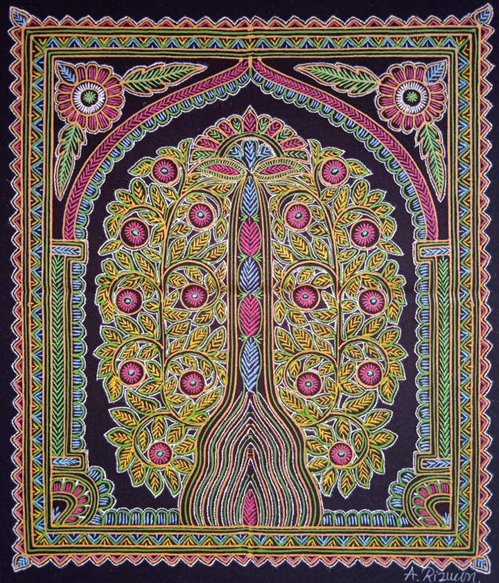 Tree of Life Rogan Art by Rizwan Khatri Thumbnail