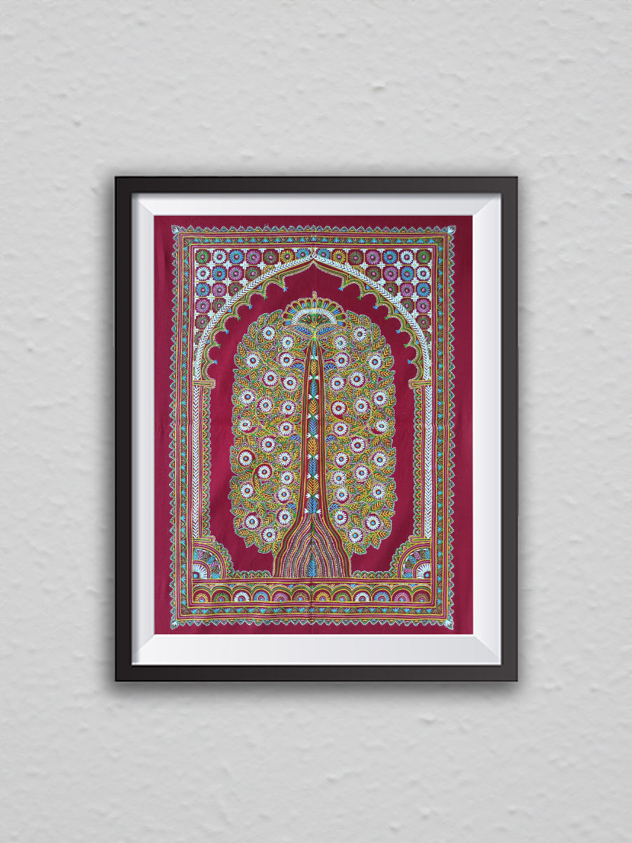 A Vibrant Tapestry of Life: Exploring the Rogan Artistry Rogan Art by Rizwan Khatri for sale