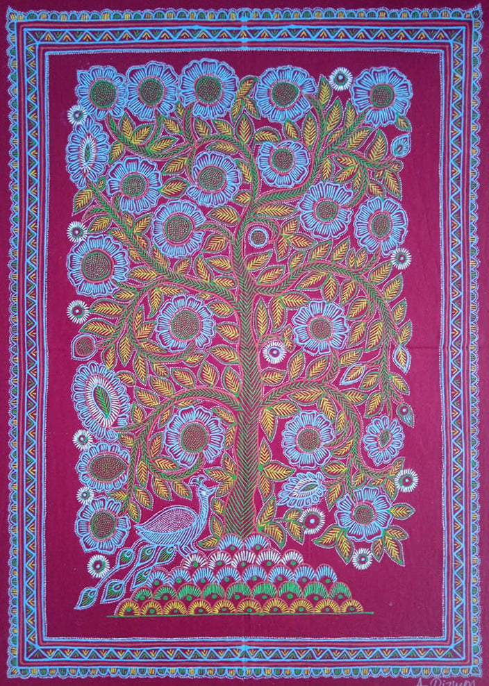 Buy Tree Rogan Art by Rizwan Khatri