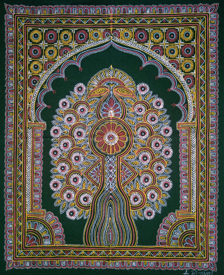 Tree of Life Rogan Art by Rizwan Khatri Thumbnail