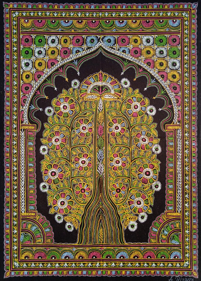 Tree of Life Rogan Art by Rizwan Khatri Thumbnail