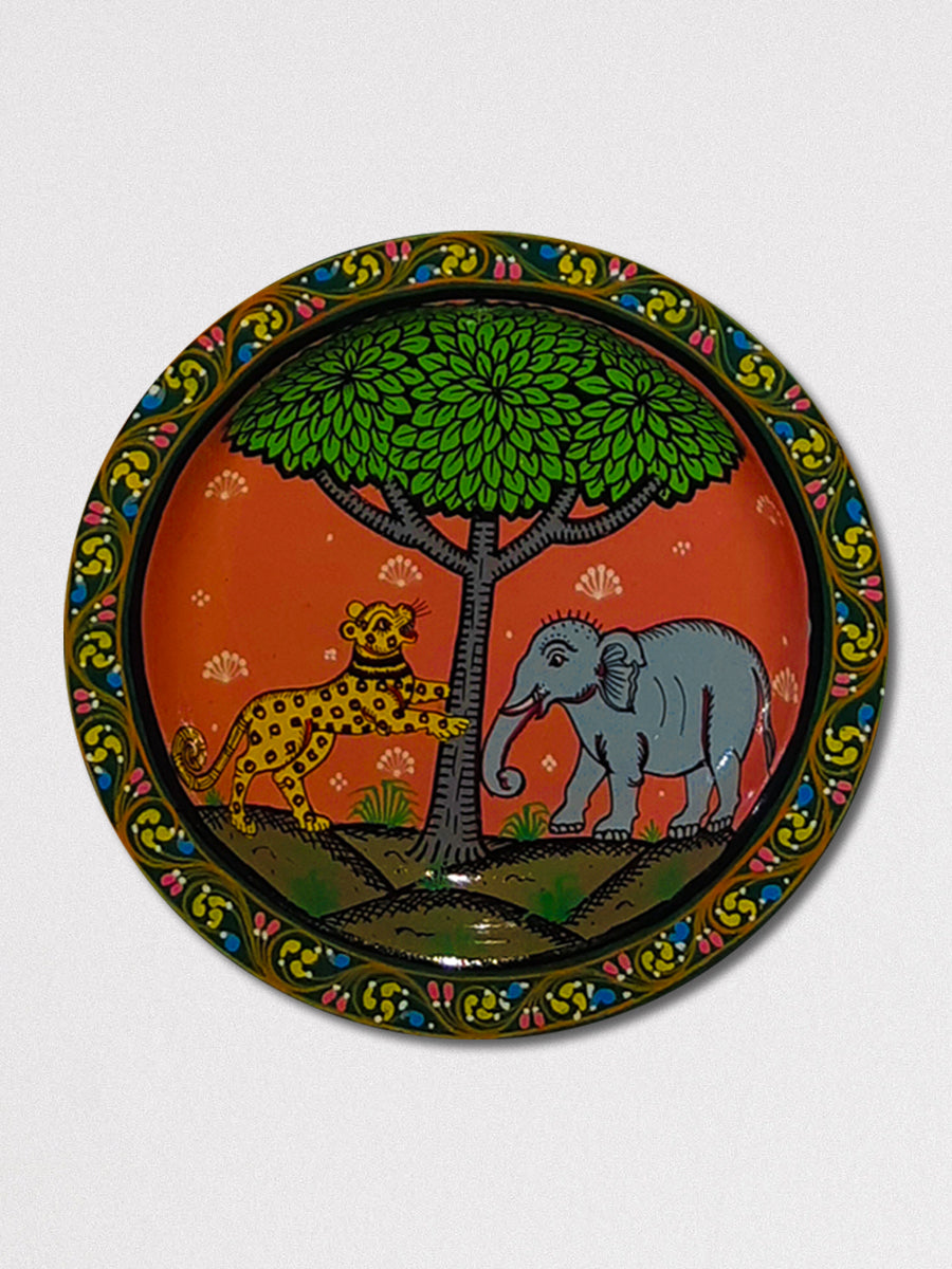 Nature Pattachitra Wall Plates for Sale