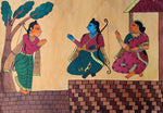Purchase Tree of Life in Blue: Mata Ni Pachedi Painting by Chandrakant Bhulabhai