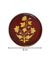 buy 8" Hand-painted Mughal Floral Decor plate