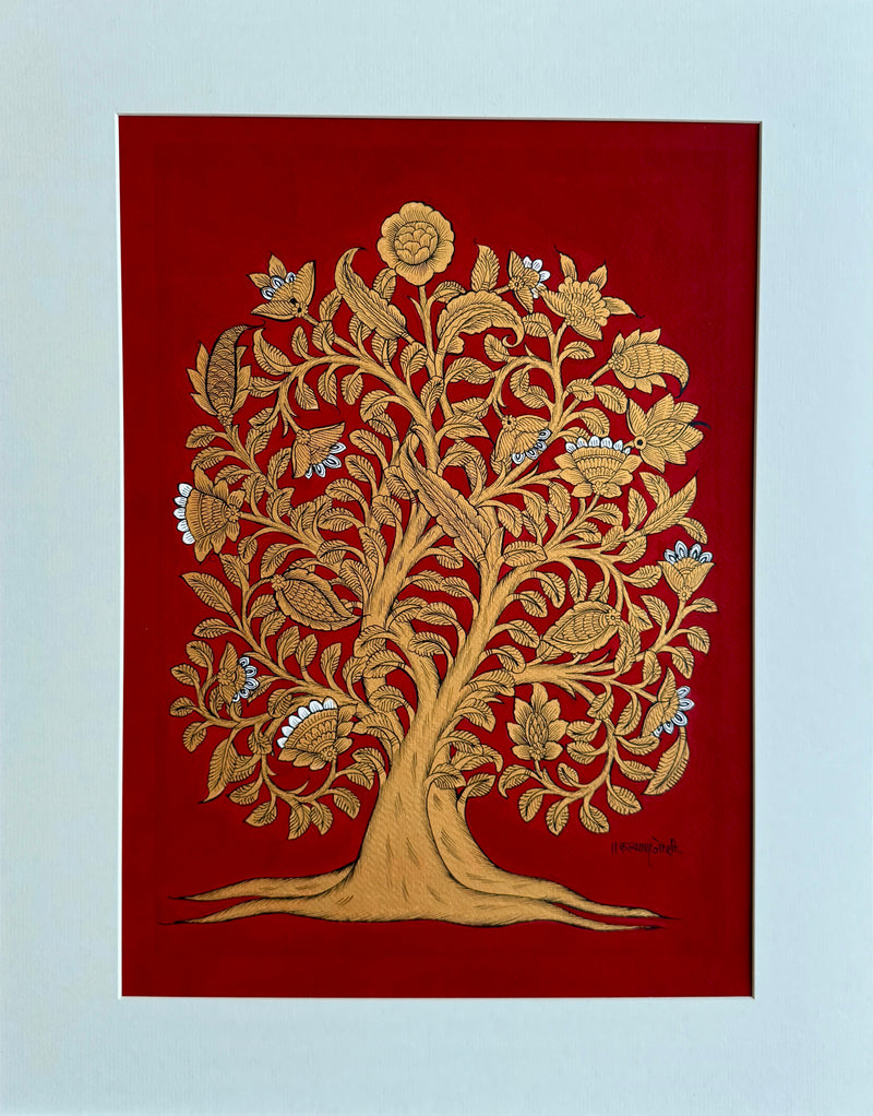 Buy A Golden Tree: A Phad Painting by Kalyan Joshi