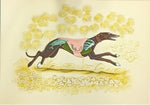 Buy A Hound's Leap In Mughal Miniature by Mohan Prajapati