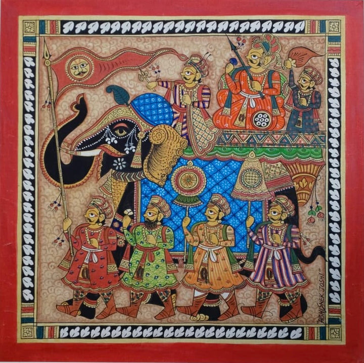 A Royal Procession in Phad by Abhishek Joshi Thumbnail