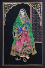 Buy Amritsari Pair : Miniature Painting By Rajendra Sharma