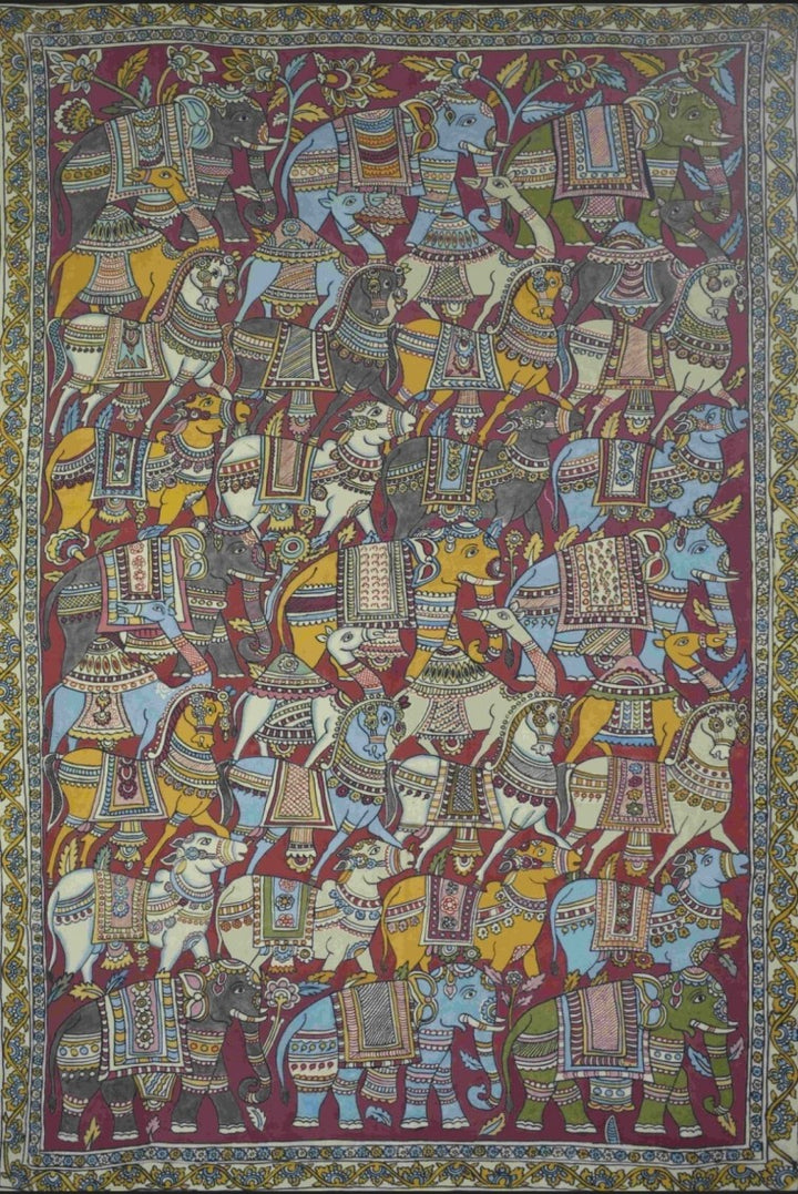 Animals in Kalamkari by K. Lakshminarayanan Thumbnail