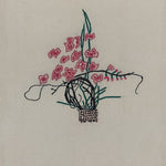 Buy Basket of Blossoms in Sodha Pakko Embroidery by Shrujan