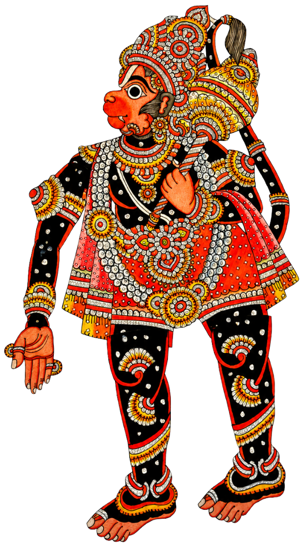 Black Hanuman in Tholu Bommalata by Sindhe Siva Thumbnail
