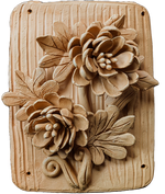 Buy Blooming Flowers in Terracotta by Dolon Kundu