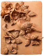 Buy Blossoms and Wings: Birds in Nature in Terracotta by Dolon Kundu