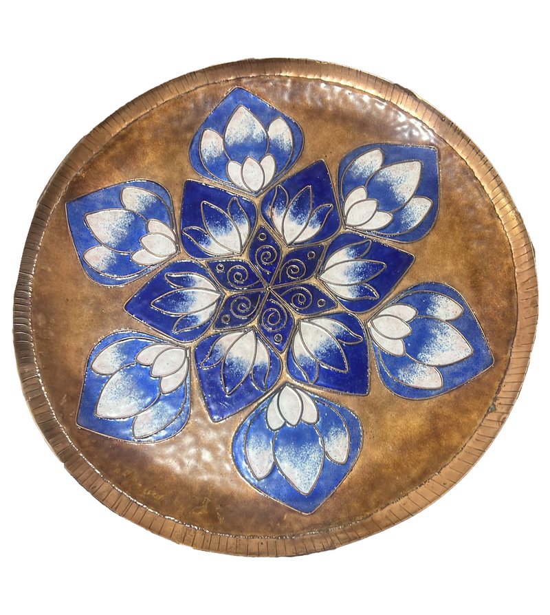 Buy Blue Lotus Blossoms: A Copper Plate by Sanjay Patil