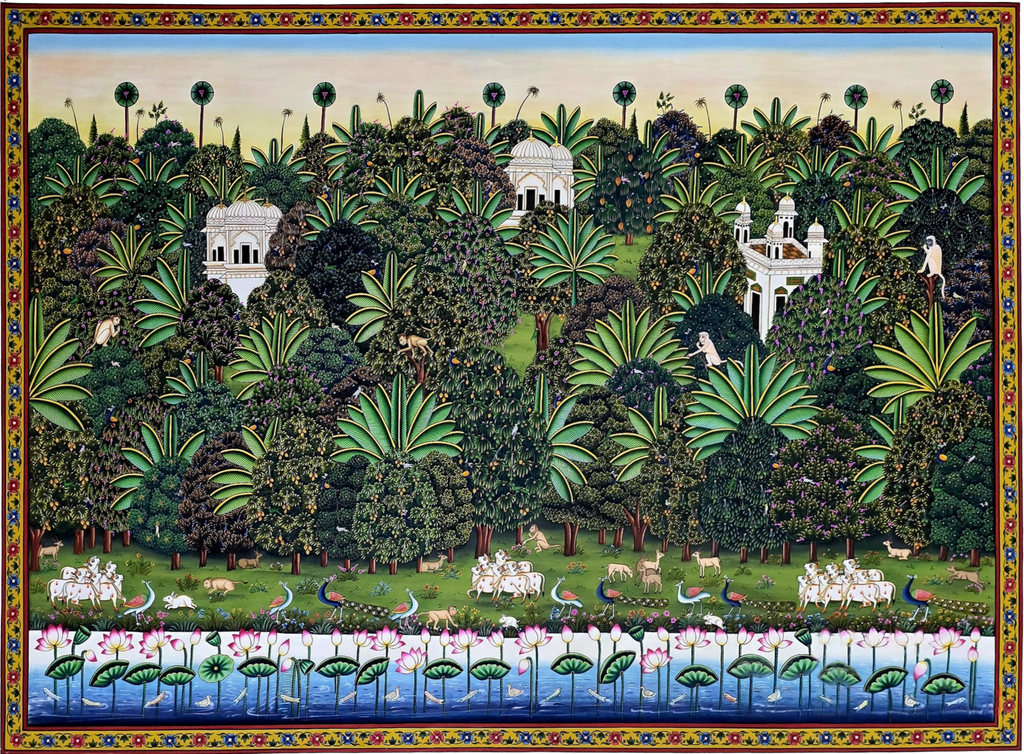 Braj Bhumi: The Sacred Landscape in Pichwai by Dinesh Soni Thumbnail