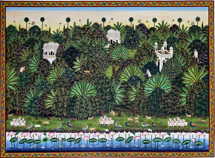 Braj Bhumi: The Sacred Landscape in Pichwai by Dinesh Soni Thumbnail