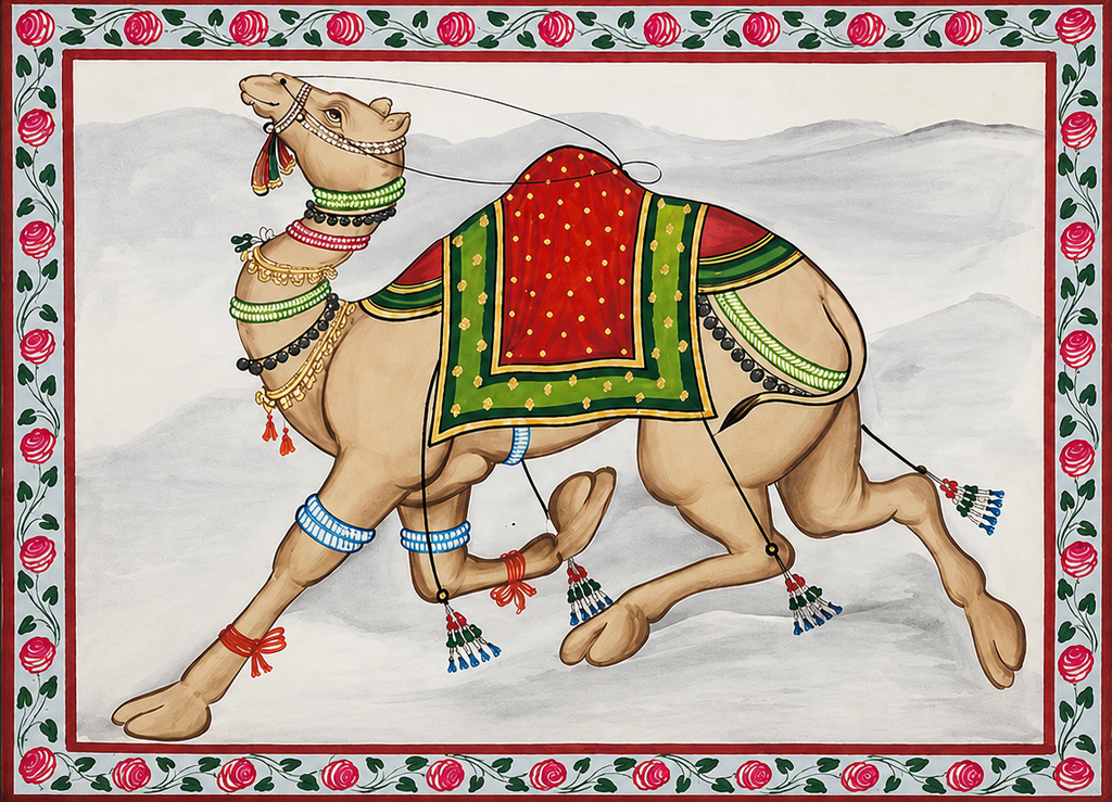 Camel in Pichwai by Jayesh Sharma Thumbnail