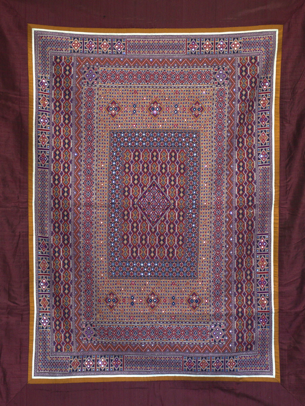 Carpet Design Grid in Jat Garaasiya Embroidery Thumbnail