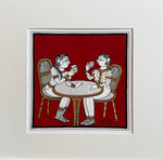 Buy Coffee and Conversation: A Phad Painting by Kalyan Joshi