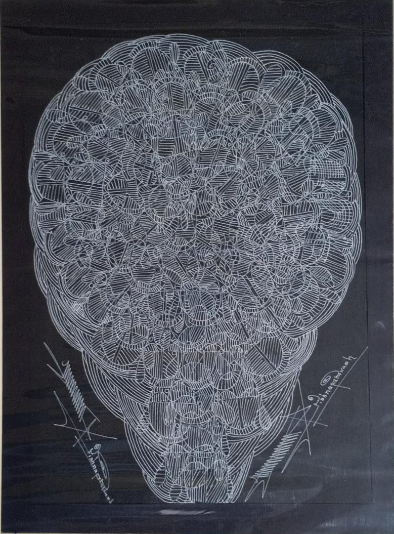 Buy Conch Shell in Surpur Art by Krishna Prakash