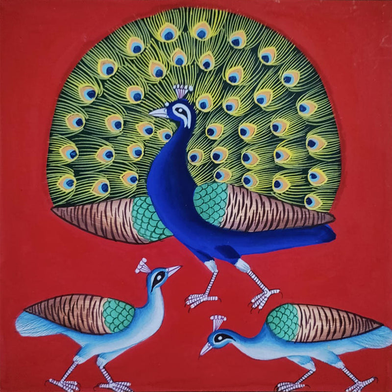 buy Divine Peacocks: The Divine Birds in Pichwai by Naveen Soni