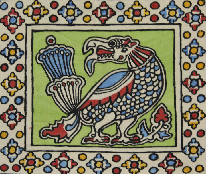 Dragon in Kalamkari by K. Lakshminarayanan Thumbnail